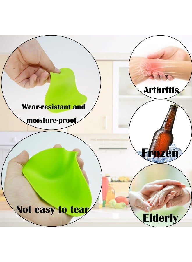 Puledow Rubber Jar Opener Gripper Pad-Jar Opener for Weak Hands-Silicone Heat Insulation Pad Round-Rubber Grippers for Opening Jars - Image 4
